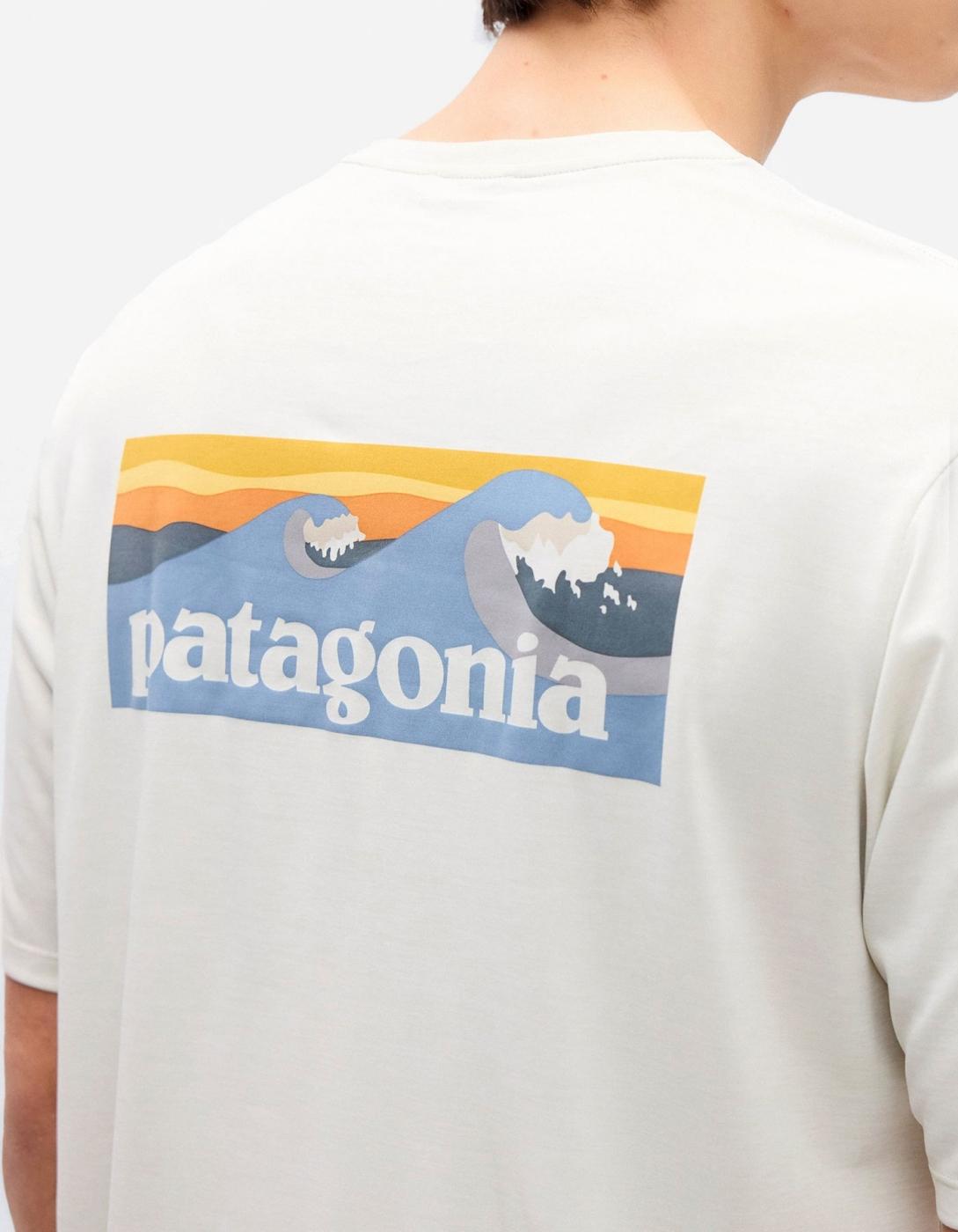 Camiseta PATAGONIA CAP COOL DAILY - Dino White
