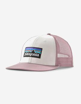 Gorra PATAGONIA P-6 LOGO TRUCKER - White/Quiet Violet