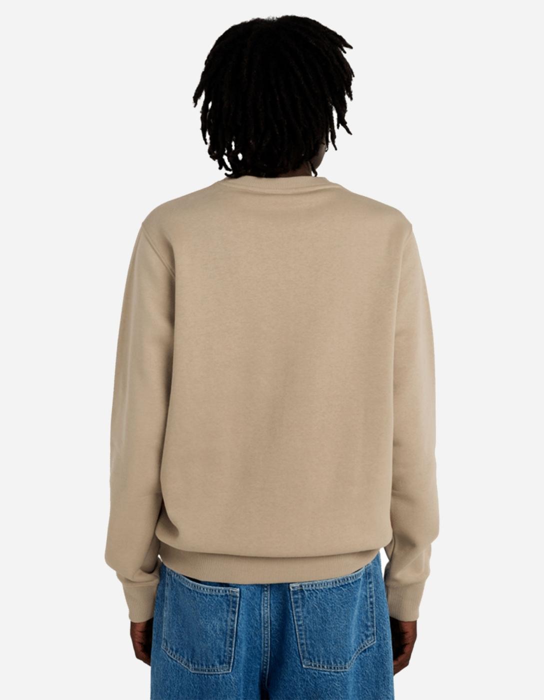 Sudadera Crew ELEMENT ICON EMBROIDERY - Aluminum