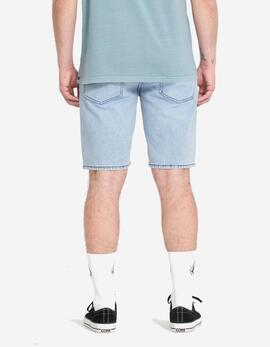 Bermuda SOLVER DENIM - Worn Light Blue