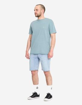 Bermuda SOLVER DENIM - Worn Light Blue