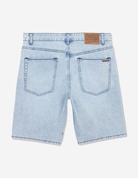 Bermuda SOLVER DENIM - Worn Light Blue