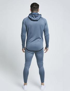 Chaqueta ATHLETE THROUGH ZIP HOODIE - AQUA GREY