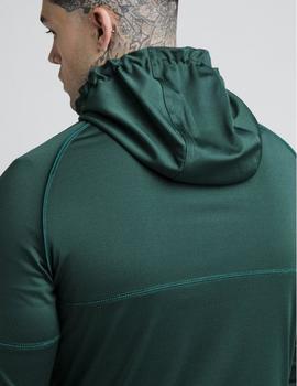 Sudadera ZIP THROUGH ZONAL  - RICH GREEN