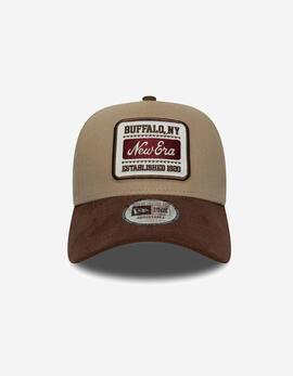Gorra 940 NEW ERA NE PATCH SUEDE EFRAME - Beige