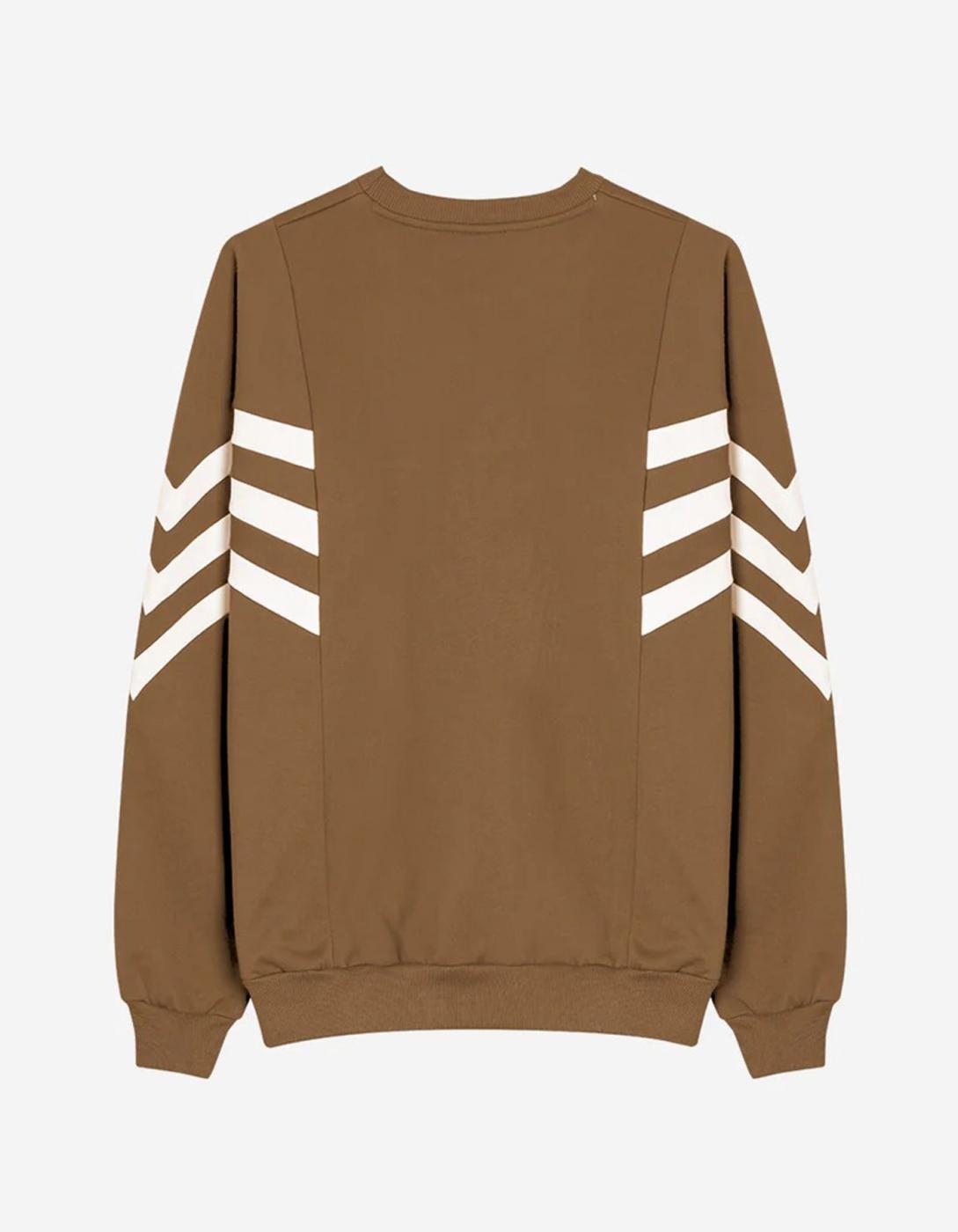 Sudadera Crew KAOTIKO CHAD - Camel/Ivory