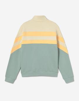 Sudadera Crew KAOTIKO CLARK - Bone/Cloud