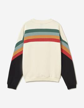 Sudadera KAOTIKO WALKER - Ivory/Heura/Steel/Saffron