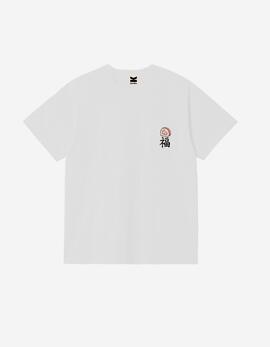 Camiseta KAOTIKO FORTUNE CAT -White