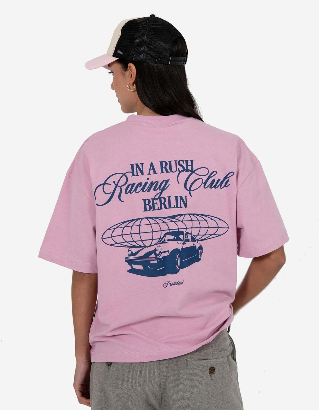 Camiseta PROHIBITED IN A RUSH - Rose