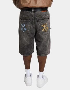 Bermuda GRIMEY CHIEF WATCHER BAGGY - Washed Black