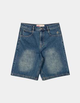 Bermuda GRIMEY CHIEF WATCHER BAGGY - Washed Sage Blue