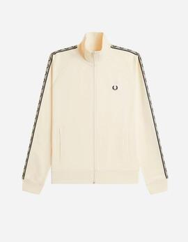 Chaqueta FRED PERRY J5557 - Ecru/Navy/Seagrass