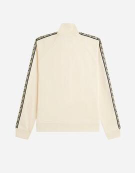 Chaqueta FRED PERRY J5557 - Ecru/Navy/Seagrass