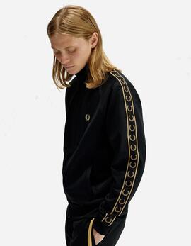 Chaqueta FRED PERRY J5557 - Black/Champagne