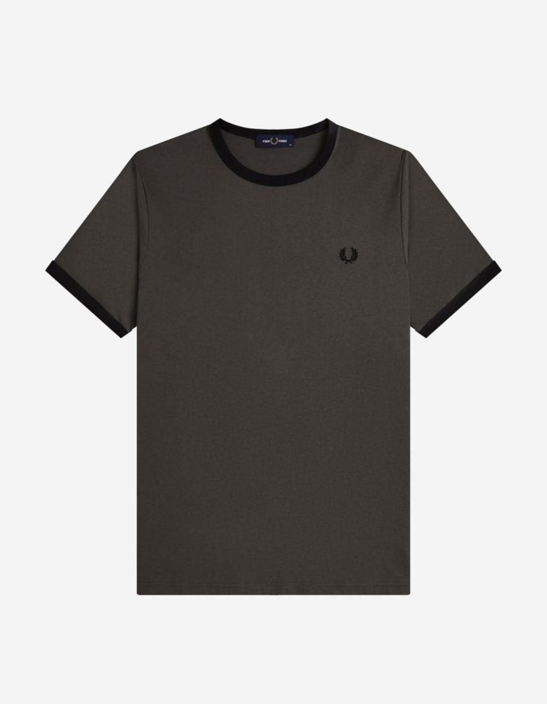 Camiseta FRED PERRY M3519 - Field Green/Black