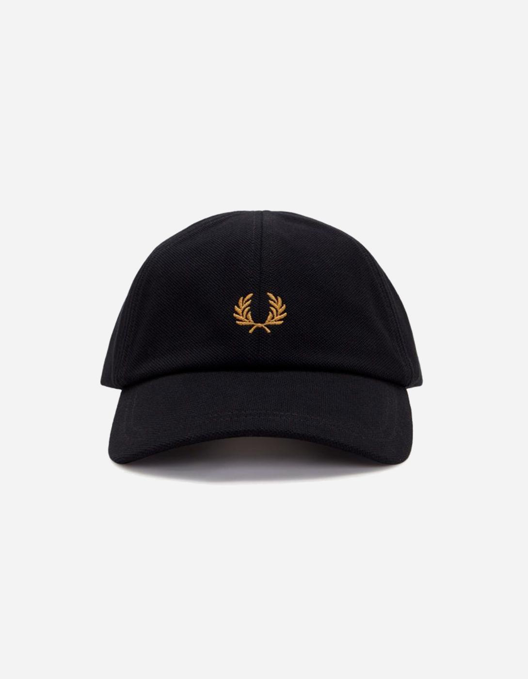 Gorra FRED PERRY HW2295 - Black/Dark Caramel