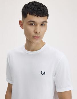 Camiseta FRED PERRY M3519 - White