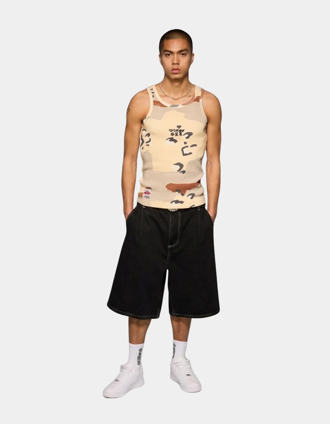 Bermuda GRIMEY CONCREAT JUNGLE - Washed Black