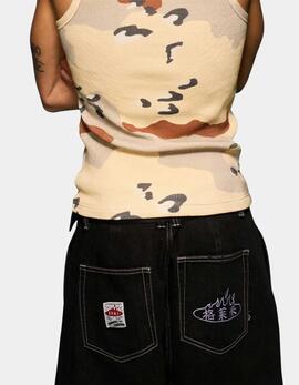 Bermuda GRIMEY CONCREAT JUNGLE - Washed Black