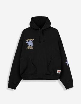 Sudadera Capucha GRIMEY CONCREAT JUNGLE - Black
