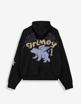 Sudadera Capucha GRIMEY CONCREAT JUNGLE - Black