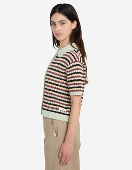 Polo ELEMENT CROCHET STRIPES - Tarmac