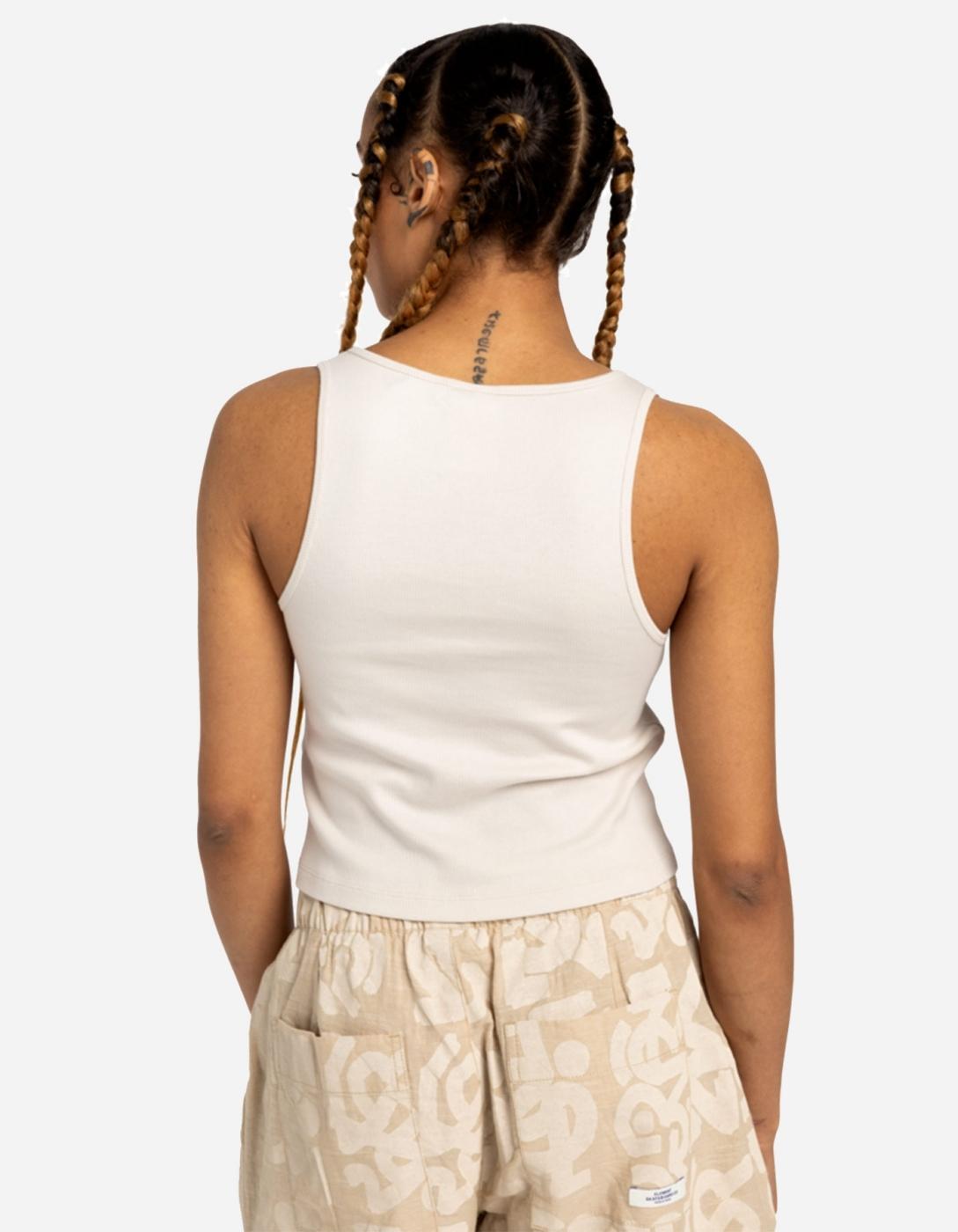 Camiseta ELEMENT LOWCASE CROP - Crystal Gray