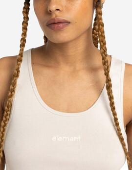 Camiseta ELEMENT LOWCASE CROP - Crystal Gray