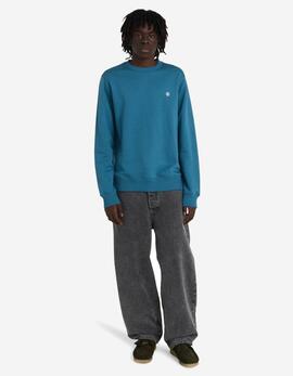 Sudadera Crew ELEMENT ICON EMBROIDERY - Mallard Blue