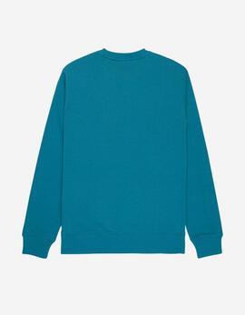 Sudadera Crew ELEMENT ICON EMBROIDERY - Mallard Blue