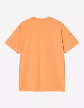 Camiseta CARHARTT WIP POCKET - Gentle Orange