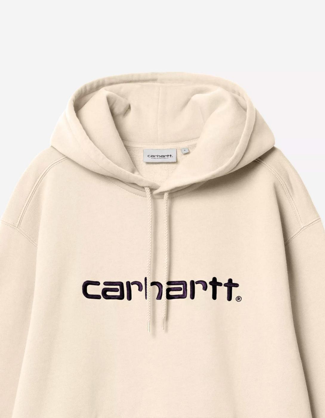 Sudadera W' HOODED CARHARTT WIP- Cinnerus / Cozy Purpl