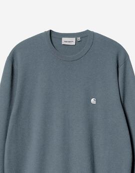 Jersey CARHARTT WIP MADISON- Velvet Blue / White