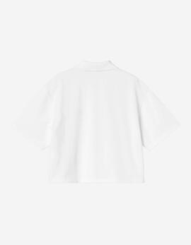 Polo W' CARHARTT WIP SCRIPT- White / Black