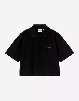 Polo W' CARHARTT WIP SCRIPT- Black / White