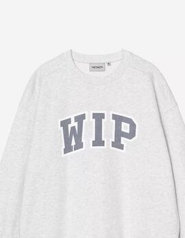 Sudadera Crew CARHARTT WIP III SWEAT- Ash Heather