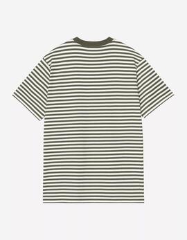 Camiseta CARHARTT WIP EZRA POCKET - Leaf / Wax