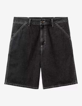 Bermuda CARHARTT WIP SIMPLE - Black Heavy Stone