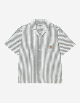 Camisa CARHARTT WIP LEAVEL - Blue River / Wax