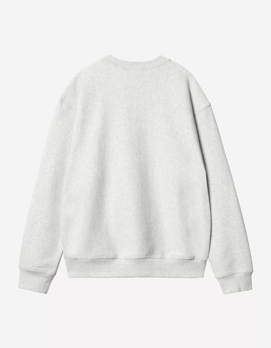 Sudadera Crew WIP LABEL SWEAT- Ash Heather