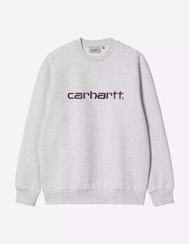 Sudadera Crew CARHARTT WIP SWEAT - Ash Heather / Cozy