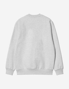 Sudadera Crew CARHARTT WIP SWEAT - Ash Heather / Cozy