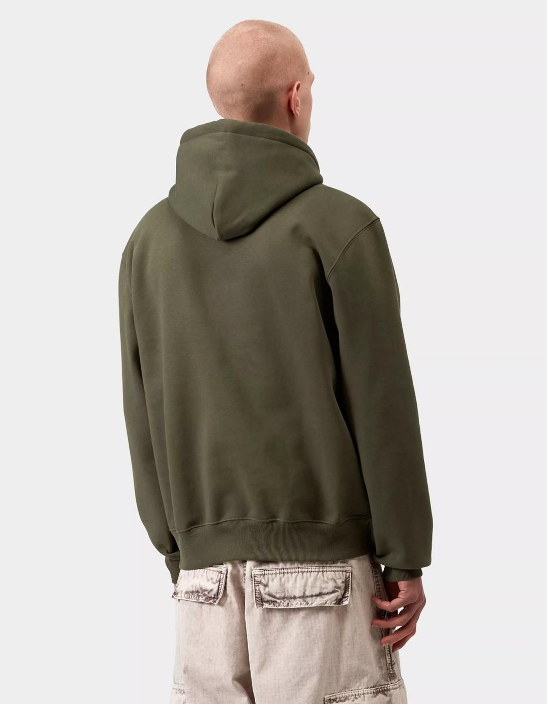 Sudadera Cap. CARHARTT WIP SWEAT - Leaf / Tourmaline