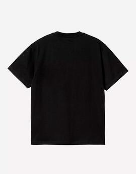 Camiseta  W' CARHARTT WIP POCKET HEART- Black / Red