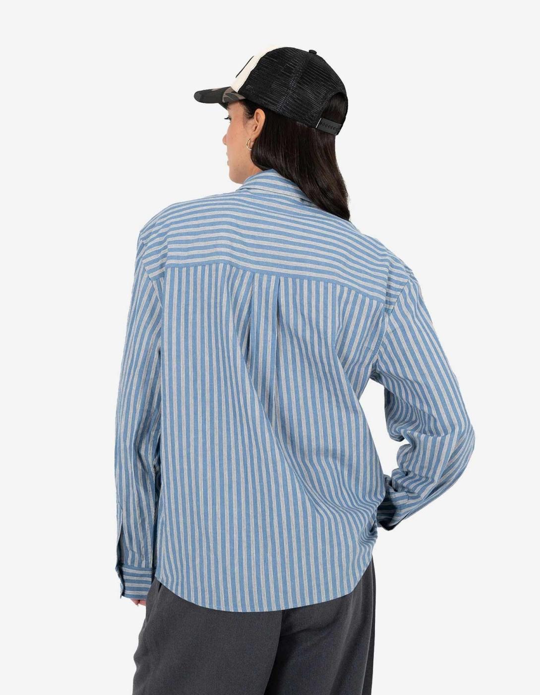 Camisa PROHIBITED DRIFT DRESS - Blue