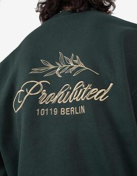Sudadera Crew PROHIBITED LEAF - Green