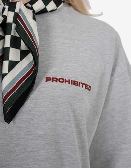 Camiseta PROHIBITED 10119 - Grey Melange