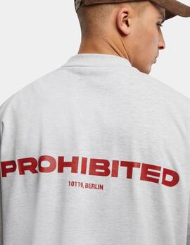 Camiseta PROHIBITED 10119 - Grey Melange