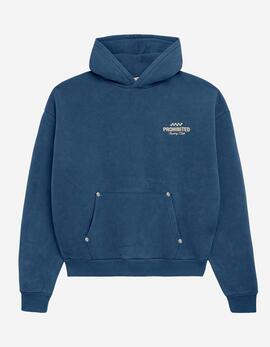 Sudadera Capucha PROHIBITED RACING CLUB - Blue